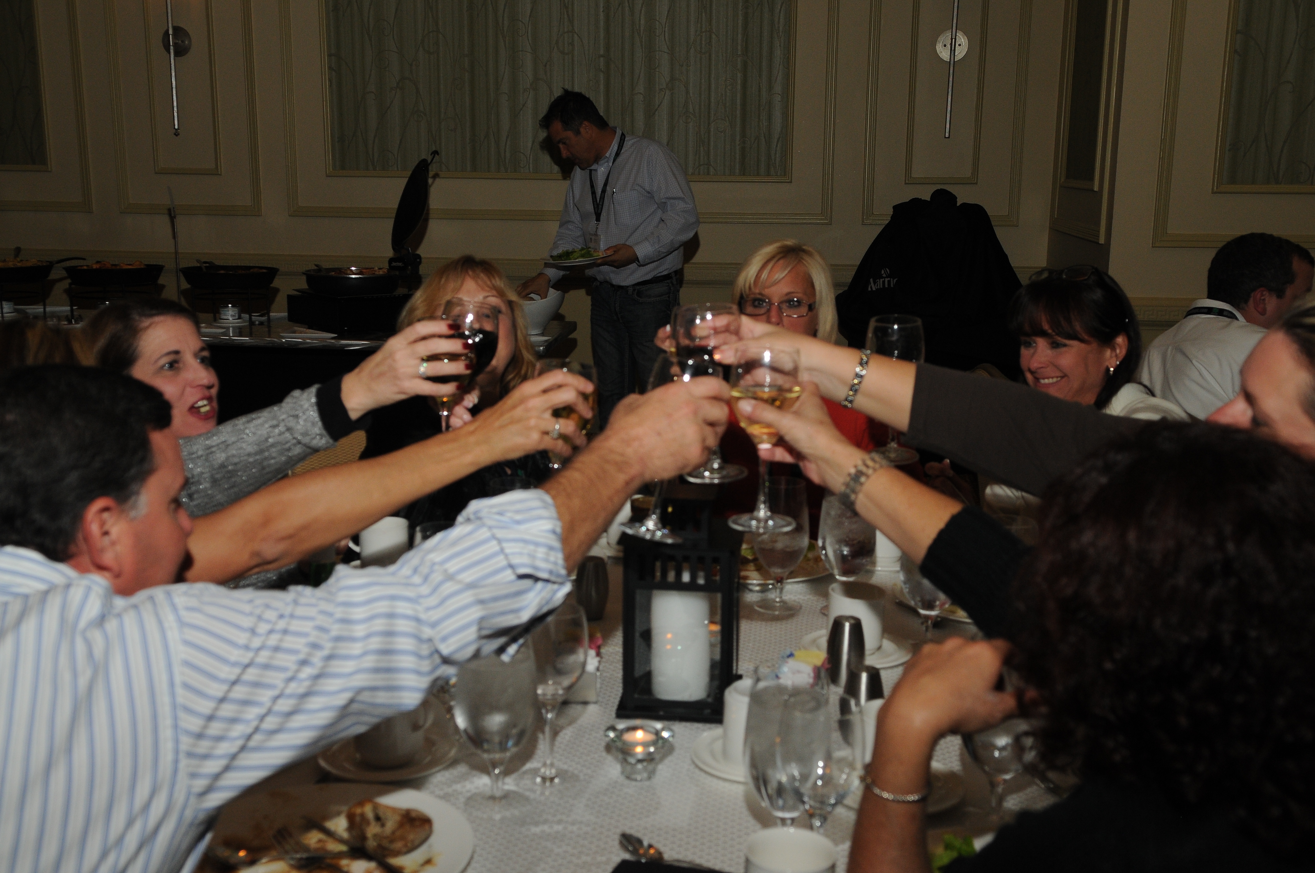 Cheers - Customers Celebrating a Great User Conference Experience