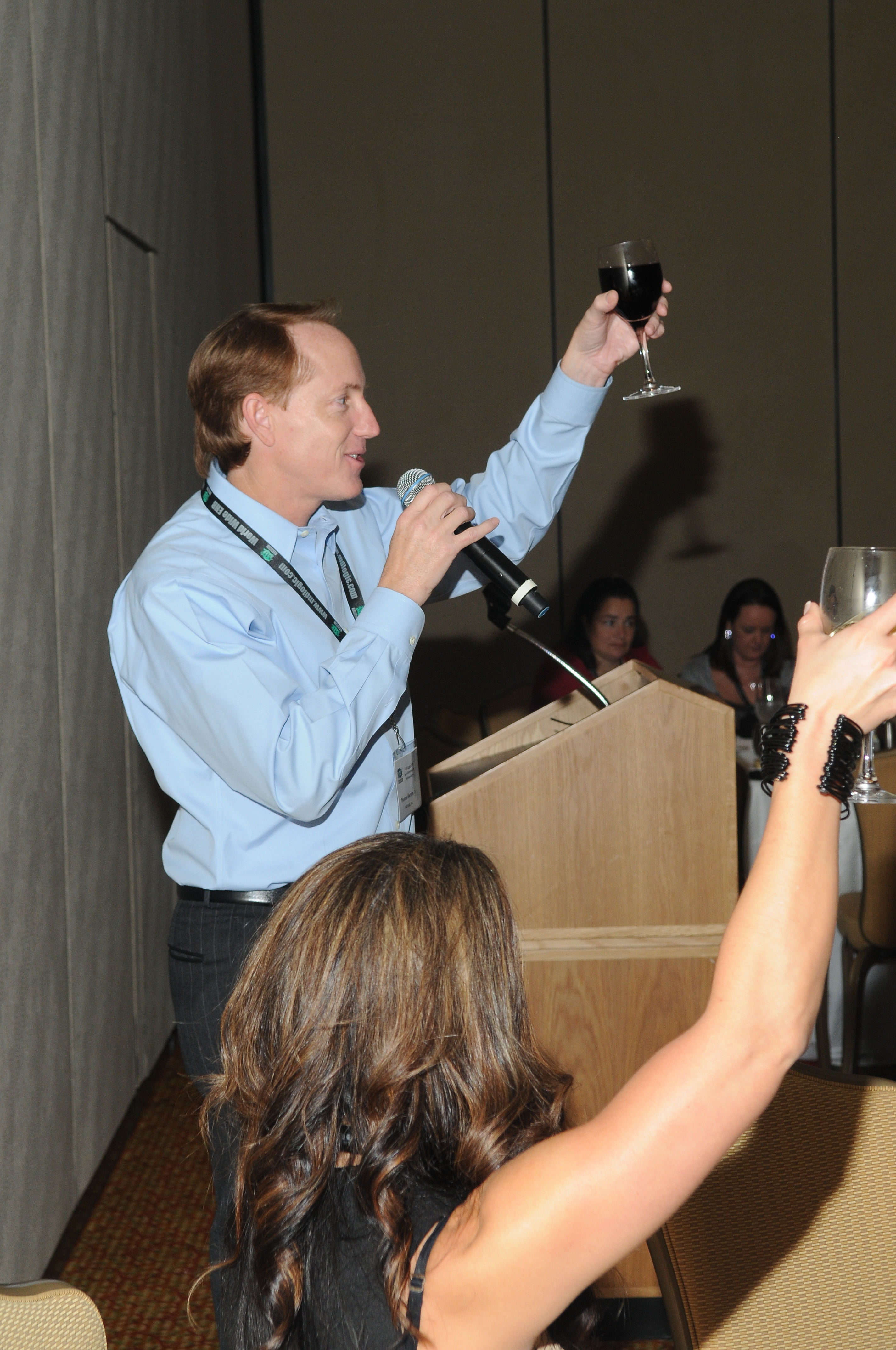 MD Logic CEO Toasts to Welcome Customers to User Conference