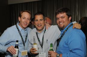 Tom Bierster, Dr. Daube and Michael Copelli - Pre-Dinner Party